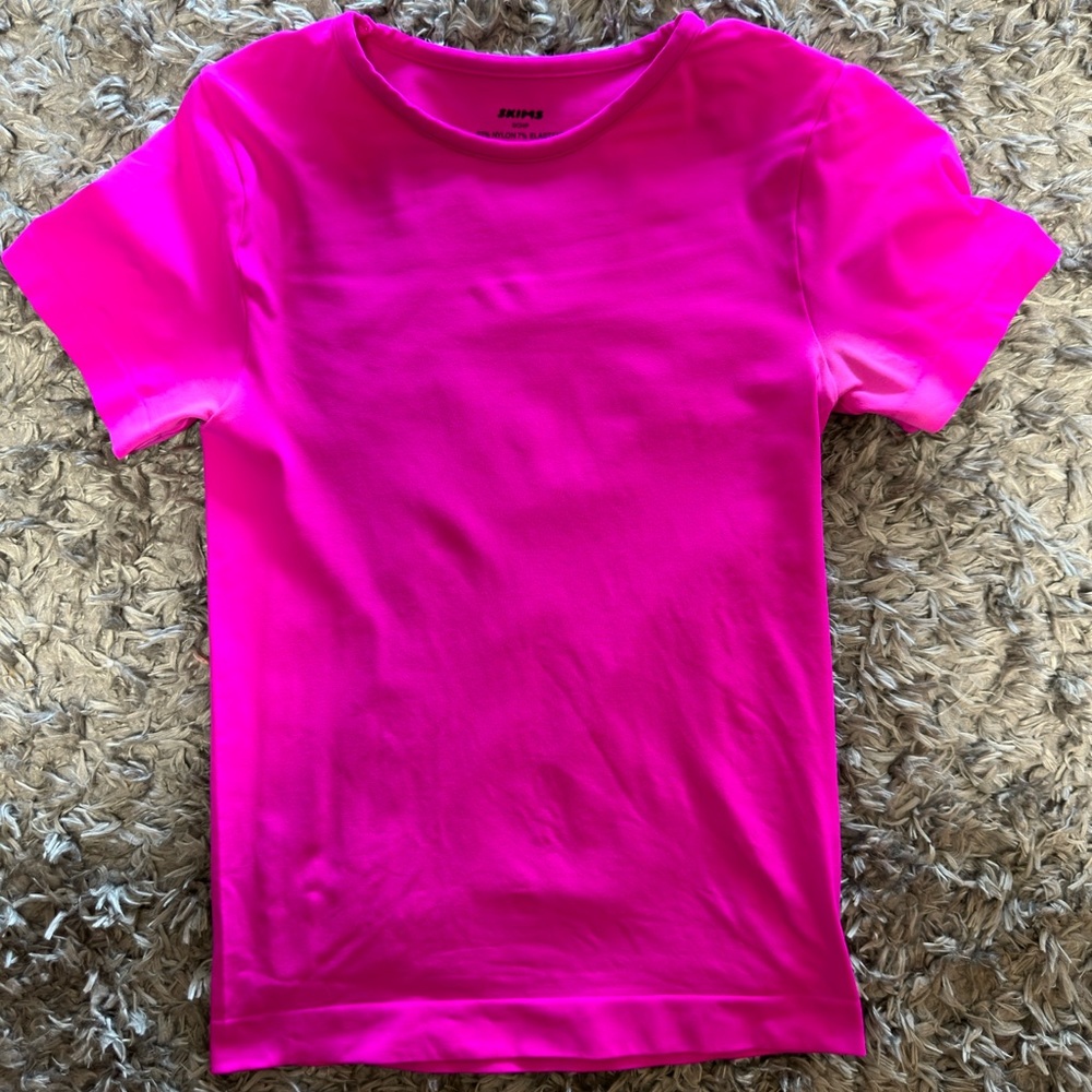 Skims pink magenta shirt